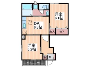 サンセールＴ．Ｏの物件間取画像